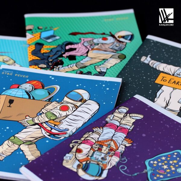 Тетради Listoff "Астронавт в отпуске"