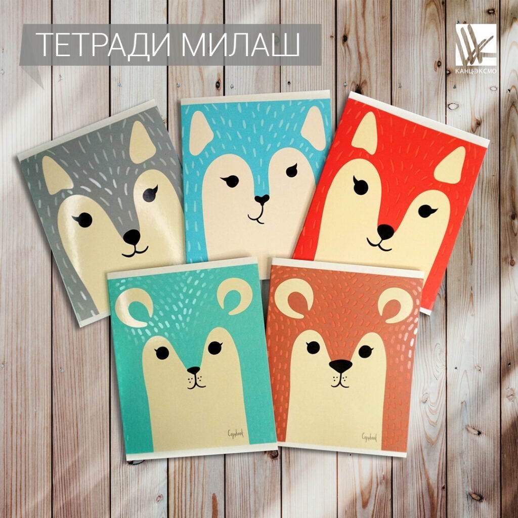 Коллекция тетрадей «Милаш»