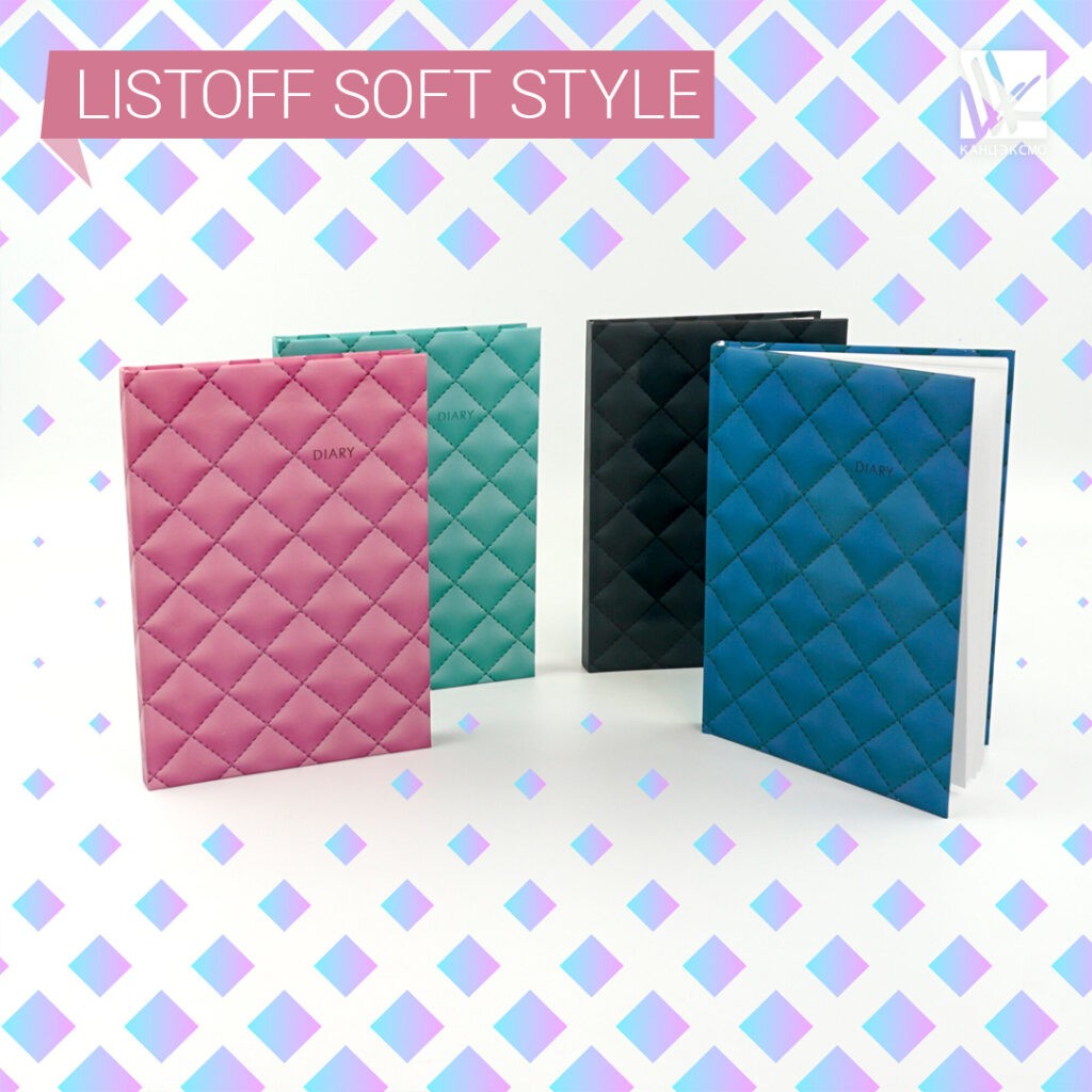 Притягательная коллекция ежедневников от Listoff SOFT STYLE