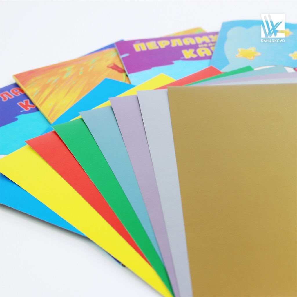 Набор цветного перламутрового картона PAPER ART KIDS