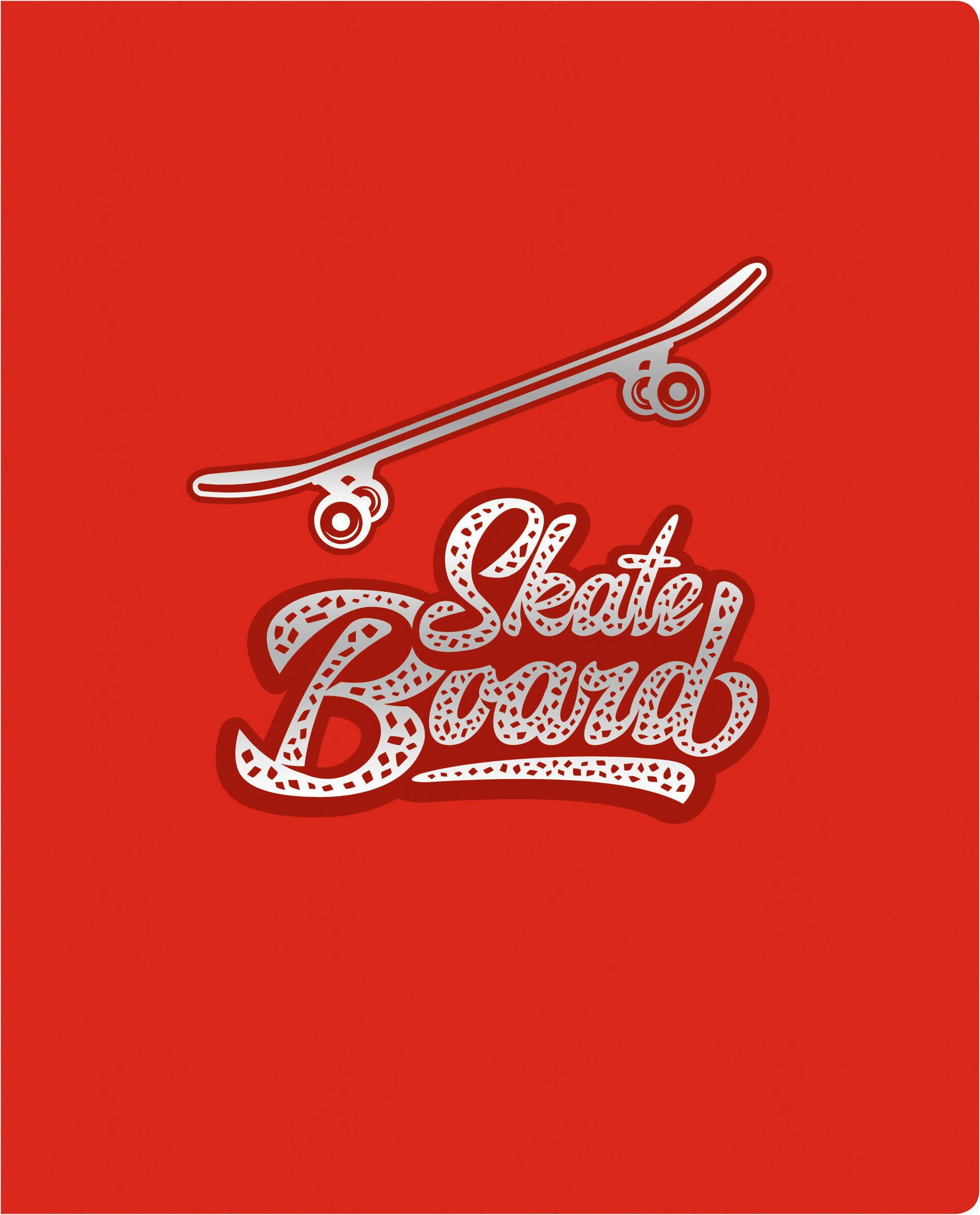 TOTAL RED. Skateboard – ТККФ487923 TOTAL RED. Skateboard – ТККФ487923