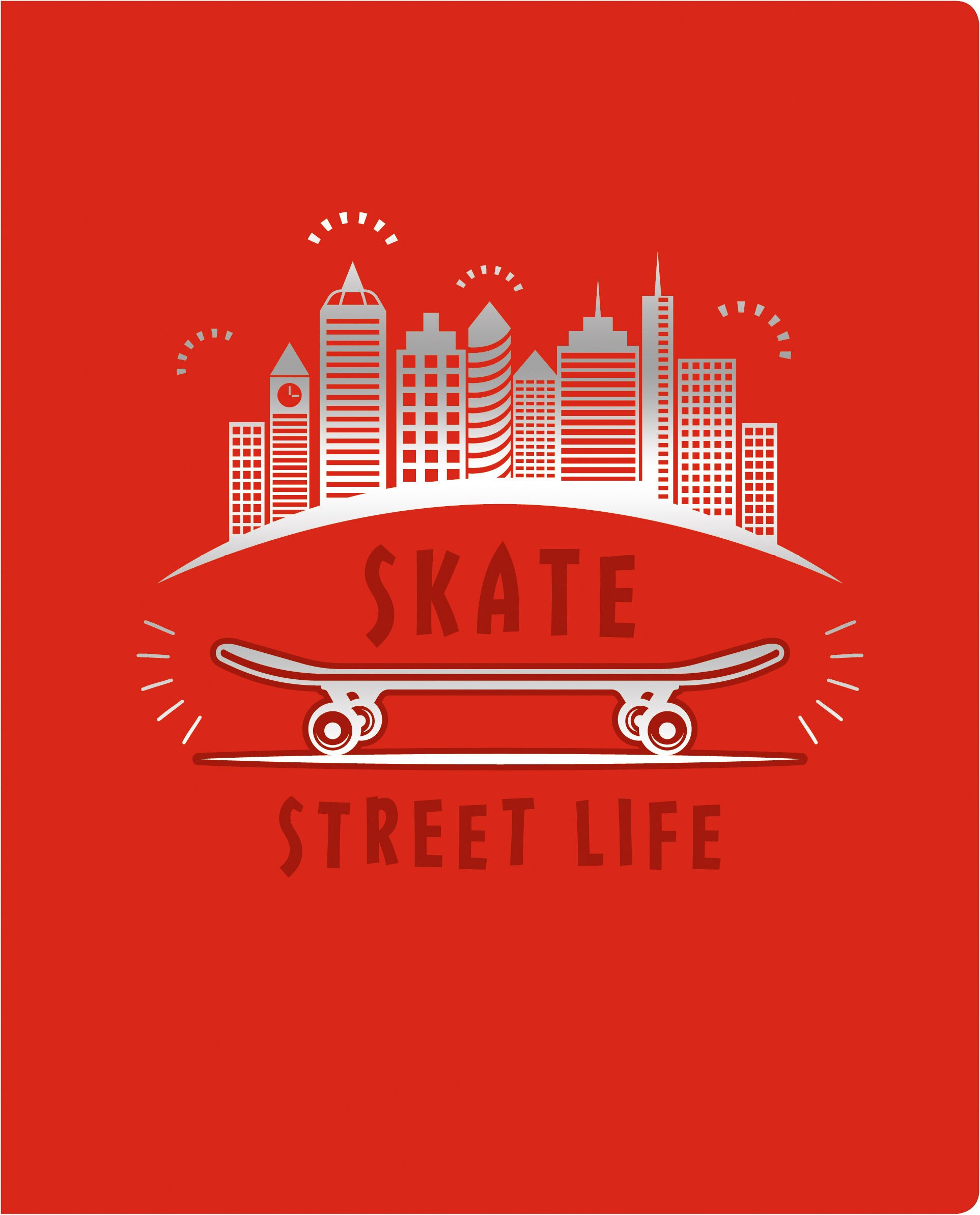 TOTAL RED. Skateboard – ТККФ487923 TOTAL RED. Skateboard – ТККФ487923