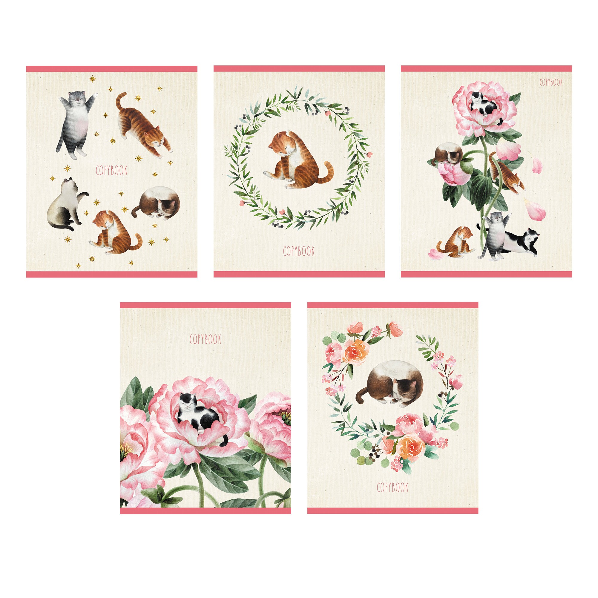 Коты в пионах – ТКФЛ486747 Коты в пионах – ТКФЛ486747